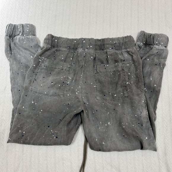 CLOTH & STONE for Anthropologie Women's Paint Splatter Jogger Pants Size XS Gray - Picture 7 of 12